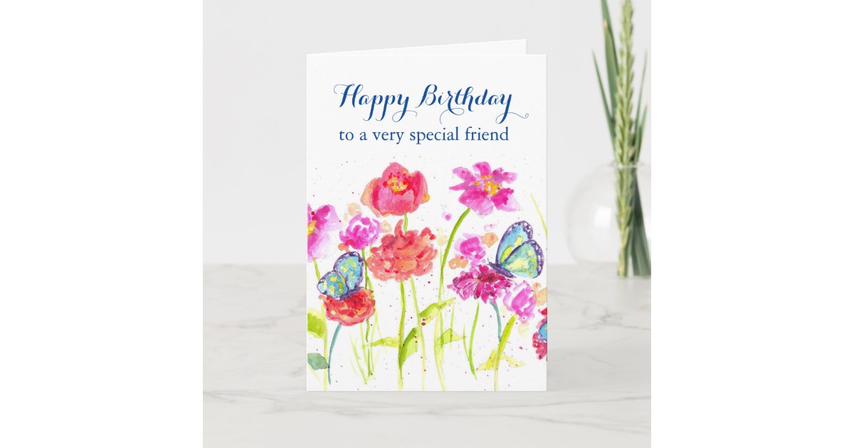 birthday greeting cards for special friend