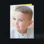 Happy Birthday special Grandson grey photo Card<br><div class="desc">Replace the photo on the front.
Add your message inside.
Happy Birthday special Grandson.
Inside designed in grey and yellow.</div>