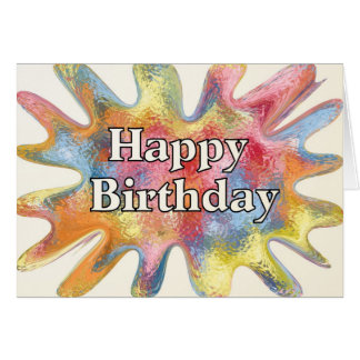 Splat Greeting Cards | Zazzle