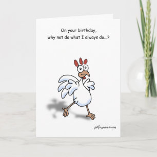 Happy Birthday Spring Chicken card! Card