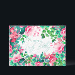 Happy Birthday Spring Summer Garden Floral Card<br><div class="desc">A modern and beautiful birthday card featuring a romantic garden floral design. Perfect for any age birthday.</div>