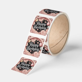 Happy Birthday Square Sticker