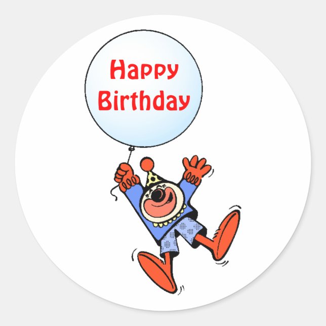 Happy Birthday Sticker (Front)
