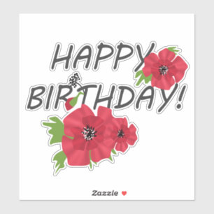 Happy birthday! sticker