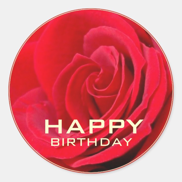 Happy Birthday Sticker Zazzle