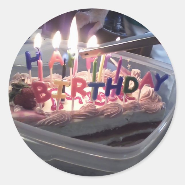 Happy Birthday sticker (Front)