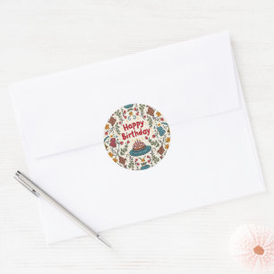 happy birthday stickers