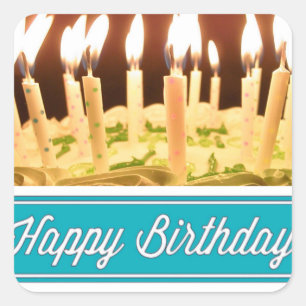 Happy Birthday Stickers and Envelope Seals