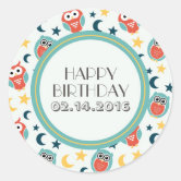Happy Birthday To You Balloon Stickers
