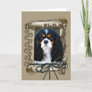 Happy Birthday - Stone Paws - Cavalier Card