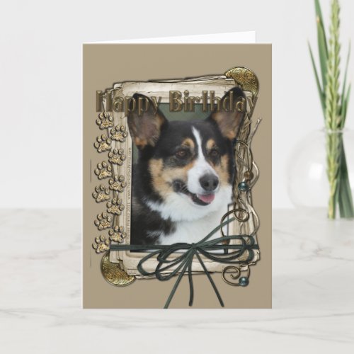 Happy Birthday _ Stone Paws _ Corgi Card