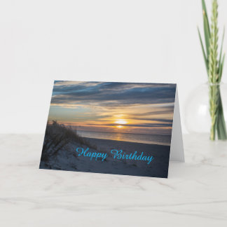 Happy Birthday Sunrise Card