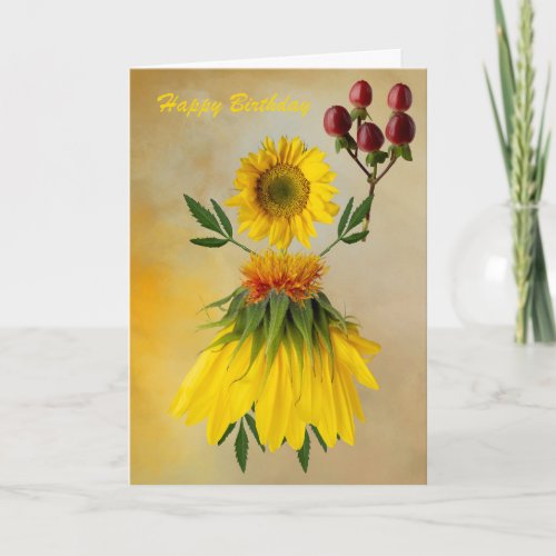 Happy Birthday Sunshine Card