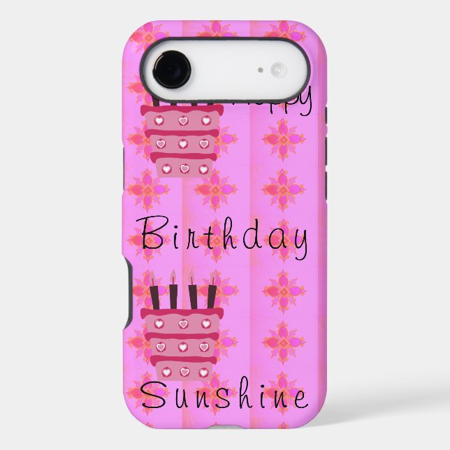 happy Birthday Sunshine Case-Mate iPhone Case (Back)