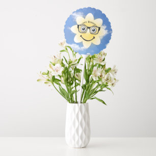 Happy Birthday Sunshine with Glasses Balloon