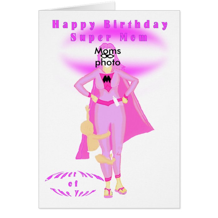 Happy Birthday Super Mom Cards