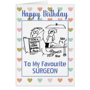 Happy Birthday Surgeon Cards