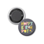 Happy Birthday T-shirt Trucker Hat Keychain Magnet at Zazzle