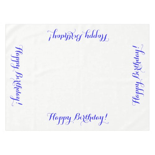Happy Birthday Tablecloth