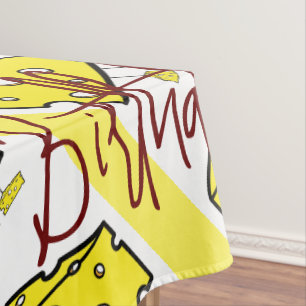 Happy Birthday Tablecloth Cheesy Cheese