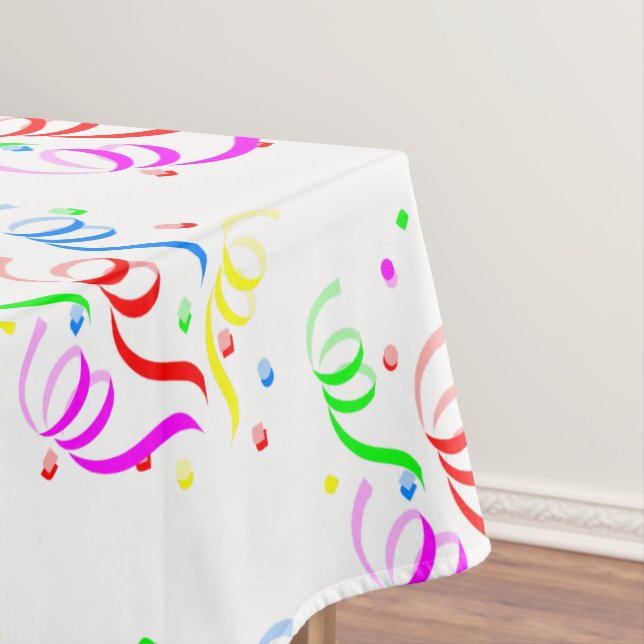 Happy Birthday Tablecloth Confetti (In Situ)