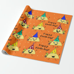 Happy Birthday Taco Wrapping Paper