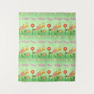 Happy Birthday Tapestry