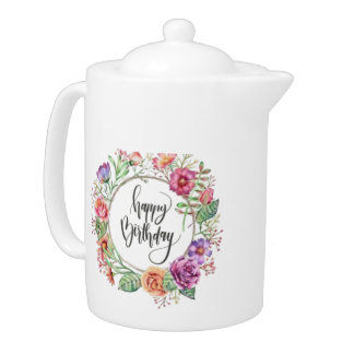 happy Birthday Teapot