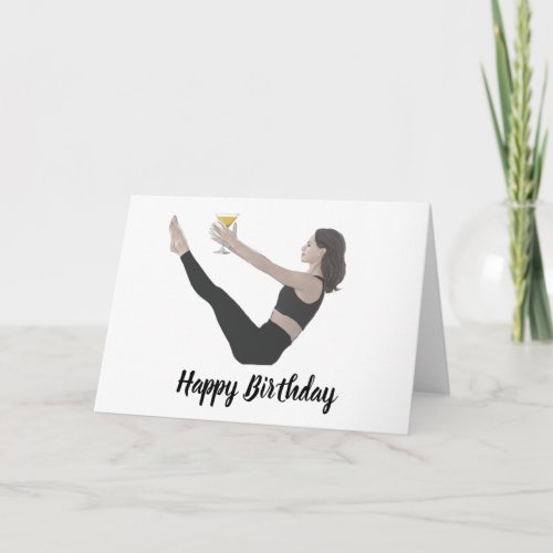 Happy Birthday Teaser Pilates Card