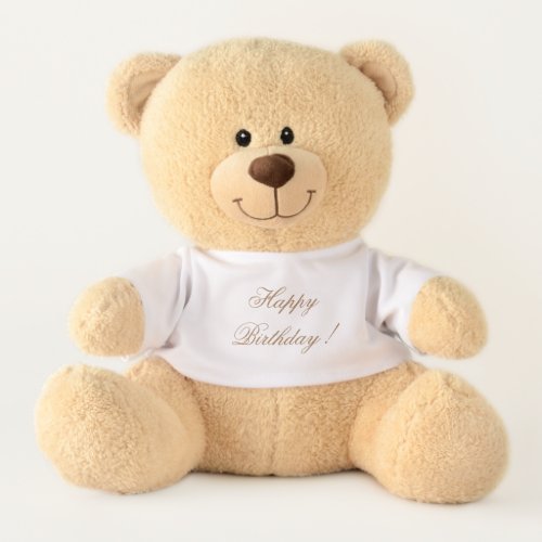 Happy Birthday  Teddy Bear