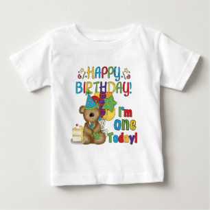 Happy Birthday Teddy Bear 1st T-shirts and Gifts