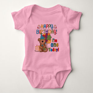 Happy Birthday Teddy Bear 1st T-shirts and Gifts