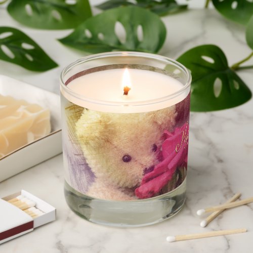 Happy Birthday Teddy Bear Scented Candle