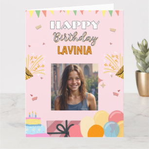 Happy Birthday Teenager Girl, for daughter Card