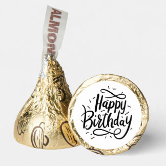 Happy Birthday Text Customizable Hershey®'s Kisses®