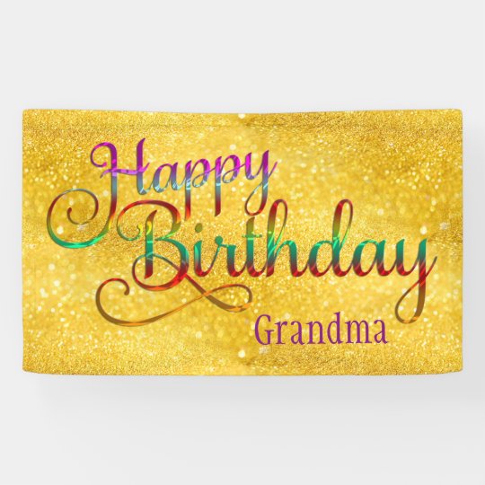 Happy Birthday Text Design Your Own Ideas Banner Zazzle Com