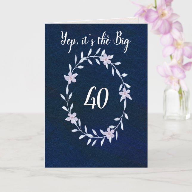 Jumbo 4 Foot Happy 40th Birthday Over The Hill Walker Card – 3x4 Feet, Funny Giant Greeting Card