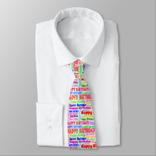 birthday ties zazzle