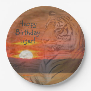 Happy Birthday Tiger! Paper Plates