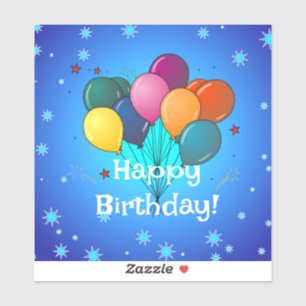 Happy Birthday...time to celebrate! Sticker