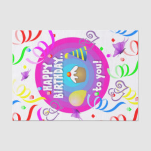 Happy Birthday Tissue Paper