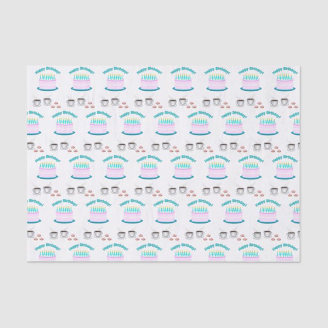 Happy Birthday Tissue Paper (Front)