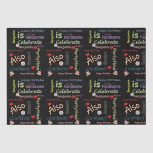 Happy Birthday Tissue Paper Benjamin