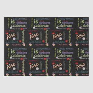 Happy Birthday Tissue Paper Father in Law