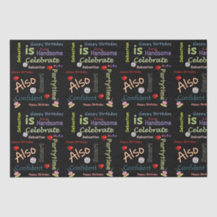 Happy Birthday Tissue Paper Sebastian