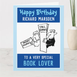 Happy Birthday to a Book Lover Card