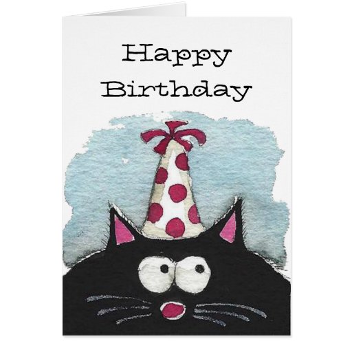 Happy Birthday to a cat lover Card | Zazzle