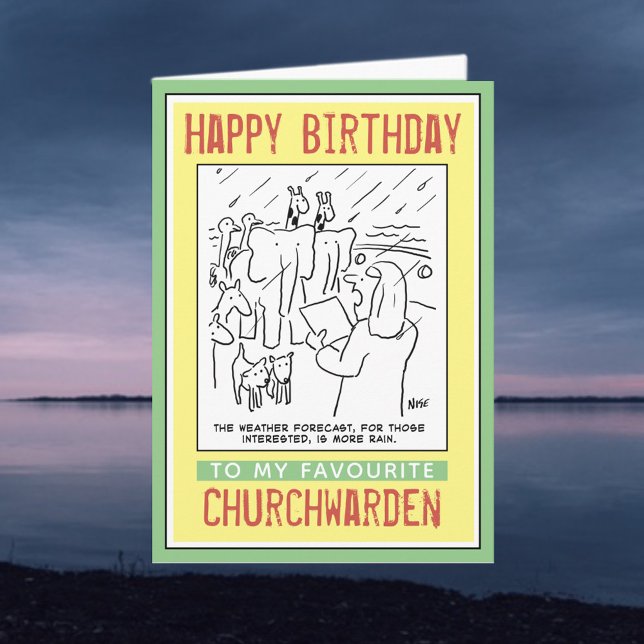Happy Birthday to a Churchwarden or Church Worker Card (Creator Uploaded)
