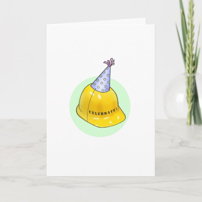 Happy Birthday to a construction worker Card (Front)