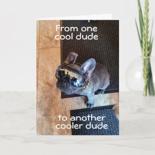 HAPPY BIRTHDAY TO A COOL DUDE CARD